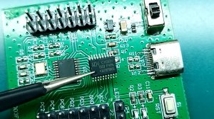 МК от WCH CH32V003 на плате | RISC-V | краткий обзор