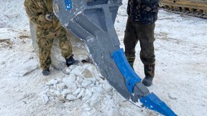 Однозубый рыхлитель для Хитачи ZX330-5G на работах в Оренбурге