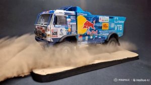 КамАЗ-43509 "Мастер", Звезда 1/35. Чудеса нейросети.