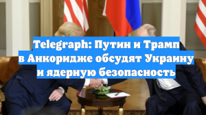 Telegraph: Путин и Трамп в Анкоридже обсудят Украину и ядерную безопасность