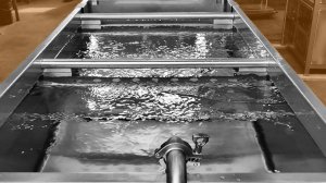 Солильный бассейн  с циркуляцией и фильтрацией рассола.