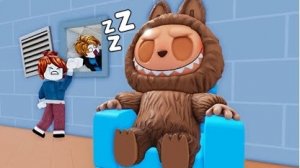 Roblox- побег от лабубу с комментариями