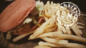 АСМР • Пробуем Hello Kitty Бургер • Итинг