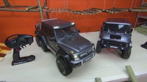 Гелендваген 6х6 против Унимог 6x6. Traxxas против Axial на треке