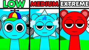 ⚠️ INCREDIBOX SPRUNKI | SWAPPED: LOW vs MEDIUM vs EXTREME – ШОК-ГРАДИЕНТ! 💥