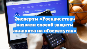 Эксперты «Роскачества» назвали способ защиты аккаунта на «Госуслугах»