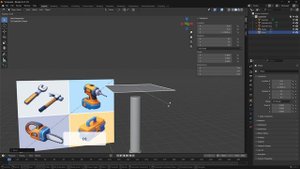 Моделирование молотка в Blender