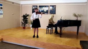 О. Ридинг Концерт си минор 2, 3 часть, исп. Работягина Виктория 11лет