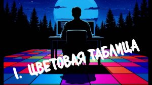 Создайте при помощи VSDC video editor цветовую таблицу.