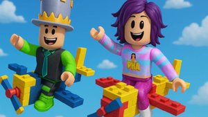 ОН чуть НЕ УПАЛ! Построй САМОЛЕТ в РОБЛОКС! Папа и Дочка строят свои Самолеты в Build A Plane