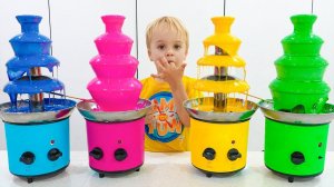 Влад и Ники. Дети учатся выполнять челленджи с друзьями! Весёлое видео для детей!