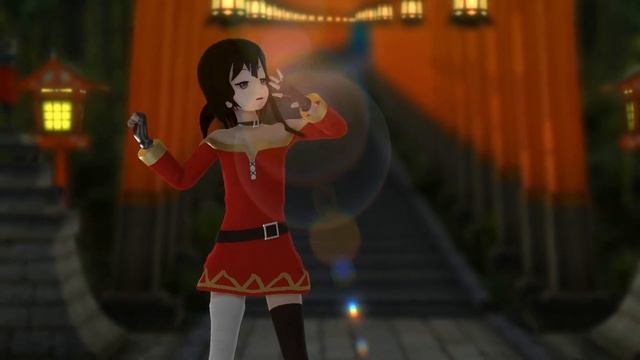 Gumi Megpoid - Pizzicato Drops (Cover) (Megumin Dance)