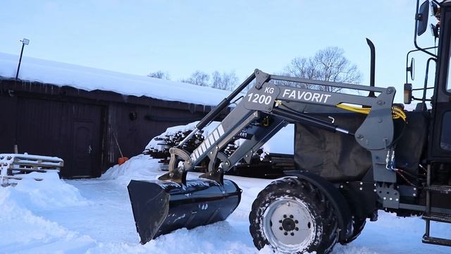 Погрузчик ПКУ Фаворит Оптима 1200 в работе смотреть онлайн