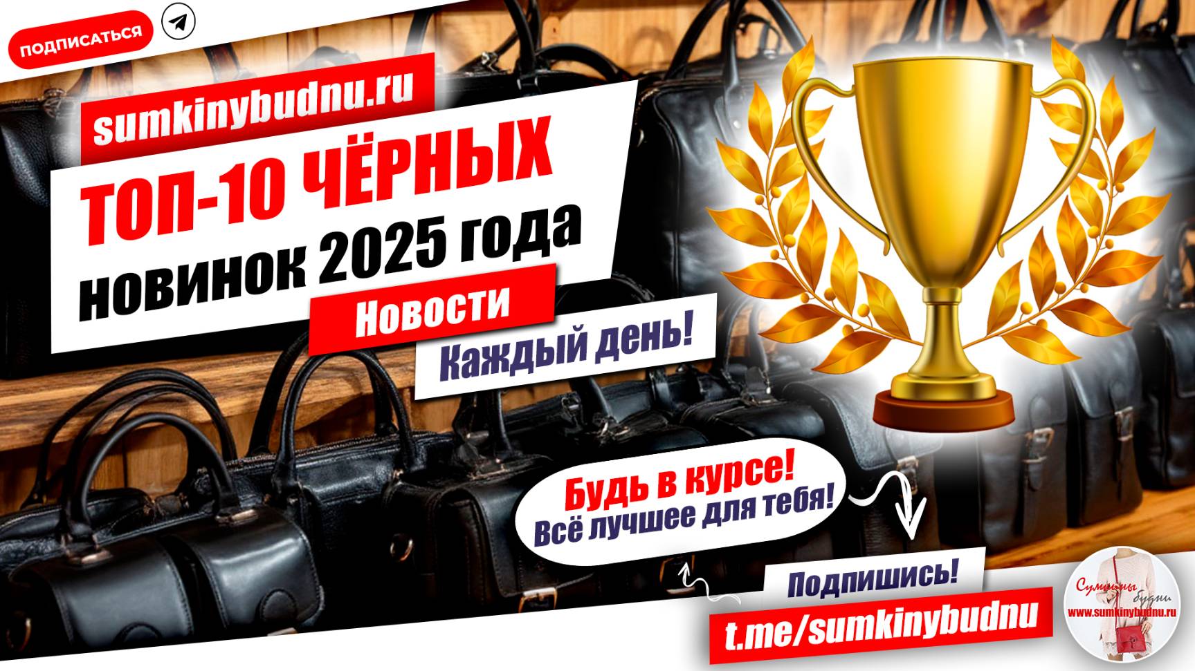 🖤 ТОП-10 Чёрных Сумок 2025 — только в «Сумкины Будни»!