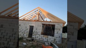 установка стропил 2