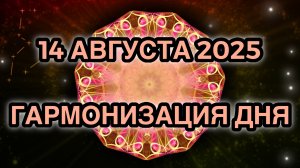 Гармонизация дня 14 августа 2025. Трансформационная Медитация.