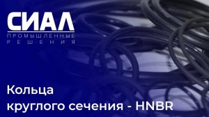Кольца уплотнительные круглого сечения - гидрированный каучук, HNBR - СИАЛ Промышленные Решения