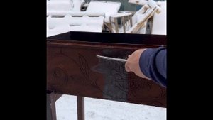 Восстановление старого мангала до первозданного состояния.