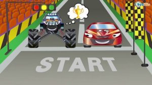 Мультфильмы Гоночные машины Мультики про машинки и разную технику Лучший мультфильм для малышей