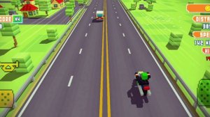играю в Blocky Highway