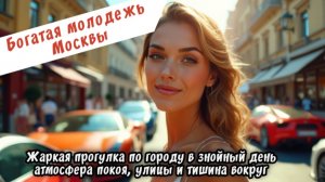 Богатая молодежь Москвы - уличная роскошь, красивые девушки и дорогие спорткары на улицах столицы