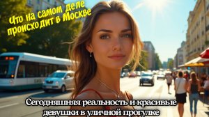 Что на самом деле происходит в Москве Сегодняшняя реальность и красивые девушки в уличной прогулке