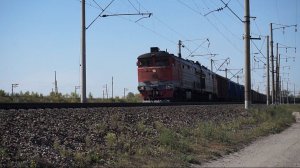 Тепловоз 2ТЭ10М-2587. Звук 10Д100.