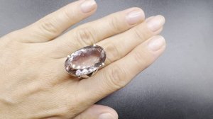 Кольцо с аметрином Серебро 925 пробы Ювелирная огранка  Размеры в ассортименте  АМЕ080