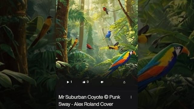 Mr Suburban Coyote © Punk Sway - Alex Roland Cover