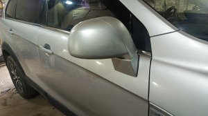 как снять переднее правое зеркало двери Шевроле Каптива,Chevrolet Captiva 2012 год