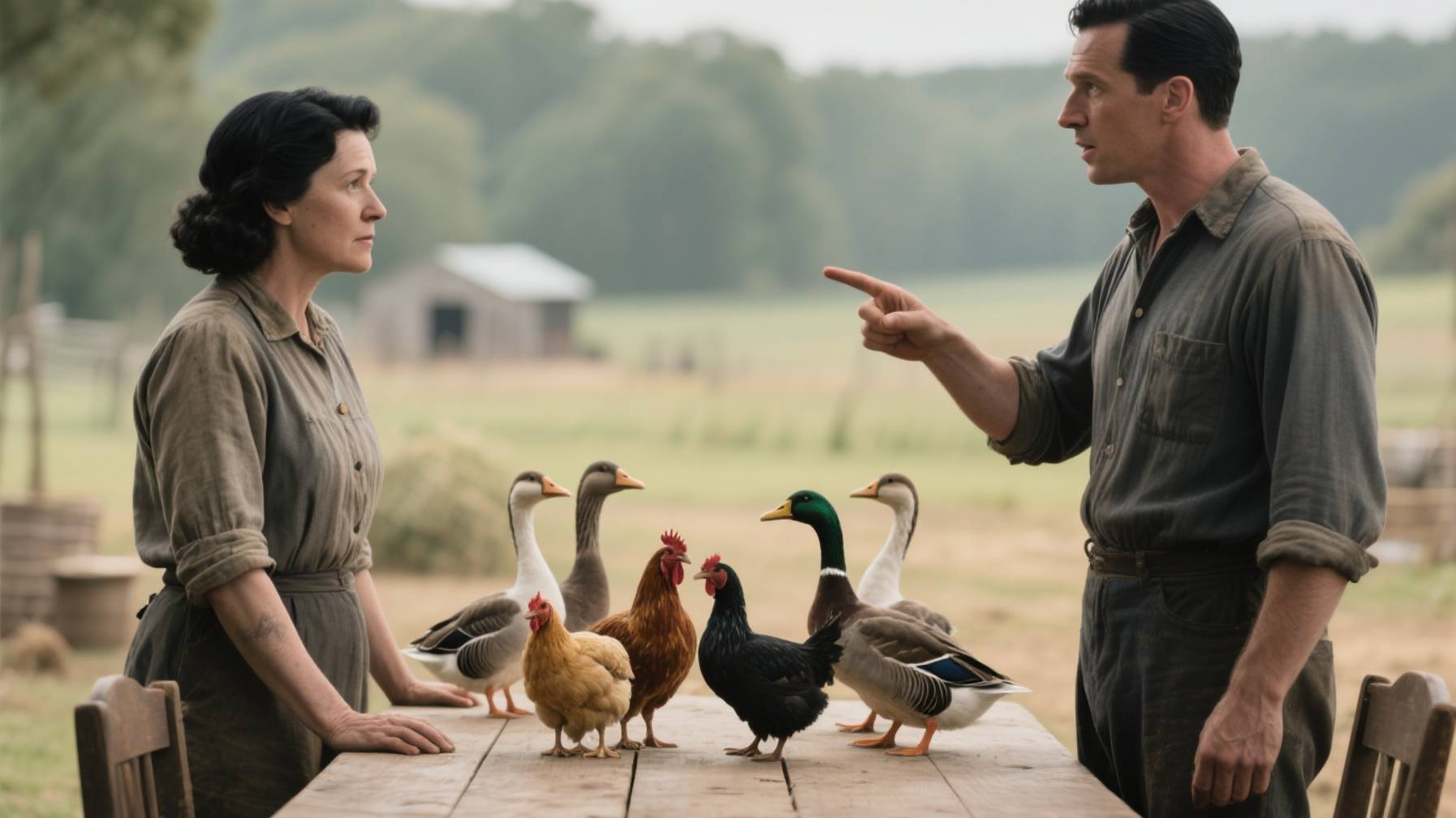 В Китае пара после развода не могли поделить 29-куриц смотреть онлайн