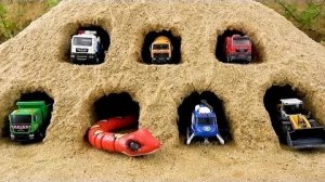 Мультфильмы для малышей машинки прячутся в норке