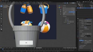 Создание стилизованной модели детского ведерка