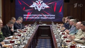 Министр обороны РФ Андрей Белоусов встретился с военными корреспондентами