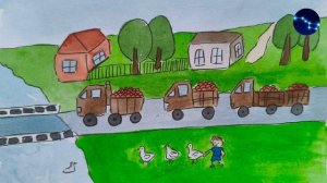 Вовка рисует машины / Рассказ о дружбе и победе / С Дудченко