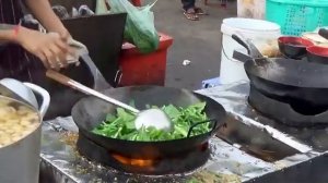 Плов с креветками Уличная еда Пномпень Камбоджа