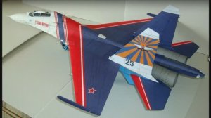 Бумажная модель СУ - 27УБ от Orlik. Рассказ о сборке. Часть 2. Алексей Овчинников