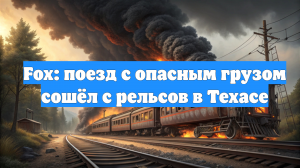 Fox: поезд с опасным грузом сошёл с рельсов в Техасе