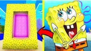 КАК СДЕЛАТЬ ПОРТАЛ В МИР СПАНЧ БОБА И СМЕШАРИКОВ В МАЙНКРАФТ