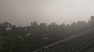 Гроза 8 июля Часть 1. Гроза в деревне