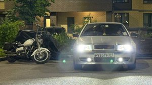 Противотуманки птф в skoda tour a4 mk4 в бампер