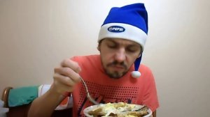 ОБЖОР ХЕК ЖАРЕНЫЙ С ЛУКОМ, КАРТОФЕЛЬ ПЮРЕ, САЛАТ ИЗ МОРСКОЙ КАПУСТЫ ''ДОБРОФЛОТ''