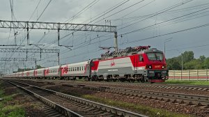 ЭП20-037 с поездом №102 "Сочи" Москва–Адлер с вагонами "Золотого Орла"