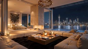 Ночной Джаз с Видом на Город | Музыка для Работы и Спокойствия