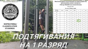 Взятие вершины: выполнил норматив первого разряда в подтягиваниях!