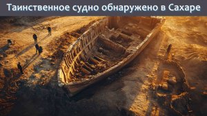 Корабль в пустыне? Таинственное судно обнаружено в Сахаре