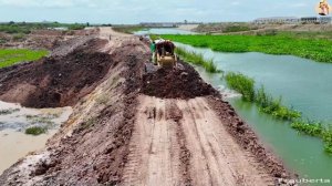 Строительство, грунтовая дорога , очередной обзор