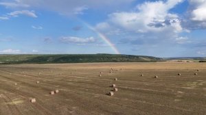 Радуга над меловыми горами, около села Левашовка