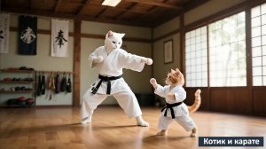 Котик и секция карате