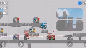 Гриша не может пройти через 2 лазера на моей базе в Clone Armies!!